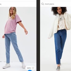 Two pairs!!! Pacsun mom jeans! High rise